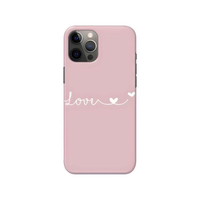 Love Pink Slim Hard Phone Case