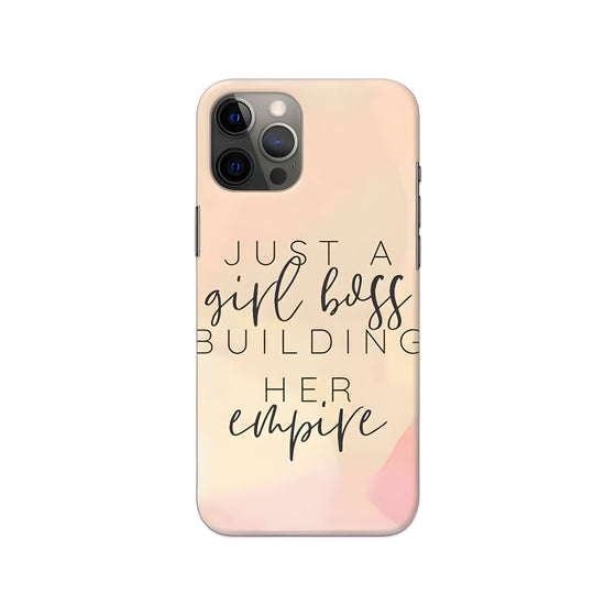 Just a GirlBoss Building her Empire Slim Hard Phone Case