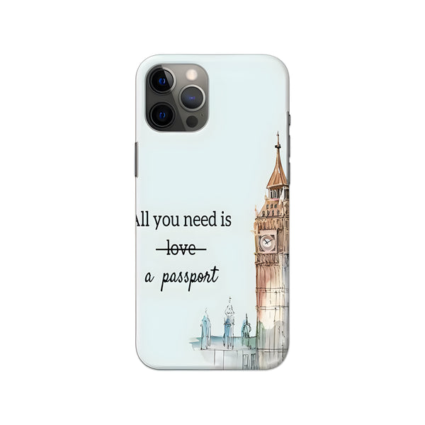 All you need is a Passport Slim Hard Phone Case