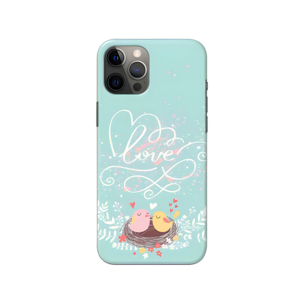 Love Printed Slim Hard Phone Case