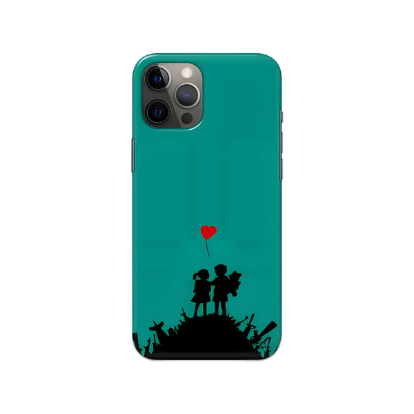 Love Printed Slim Hard Phone Case