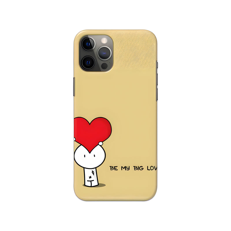 Love Printed Slim Hard Phone Case