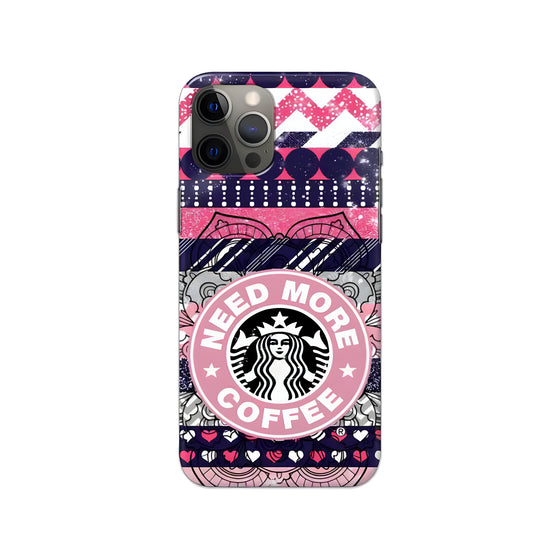 Need More Coffee Printed Slim Hard Phone Case