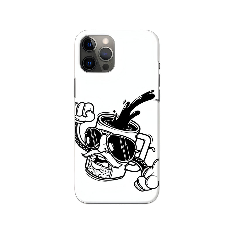 Coffee Printed Slim Hard Phone Case