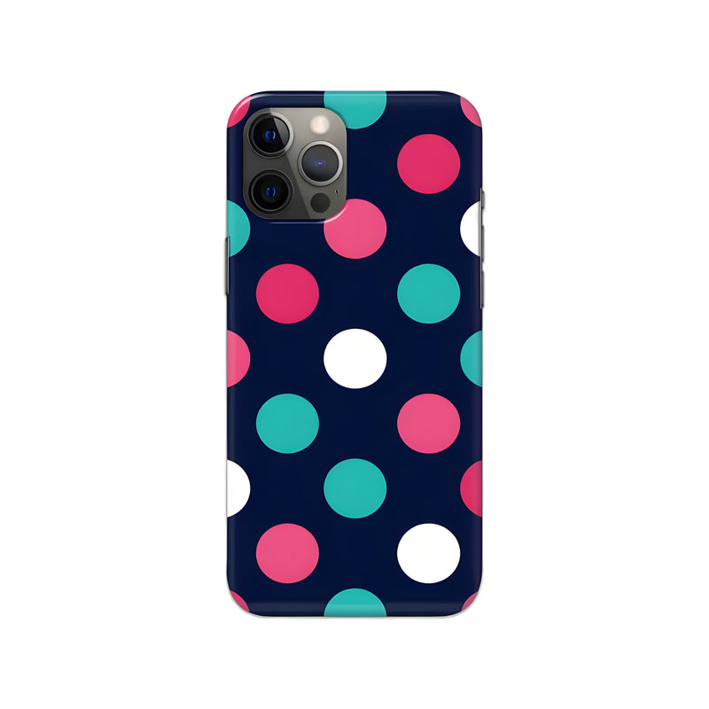 Feminine – Polka Dot Printed Slim Hard Phone Case