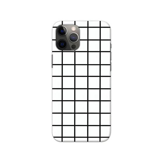 Black and White Printed Slim Hard Phone Case