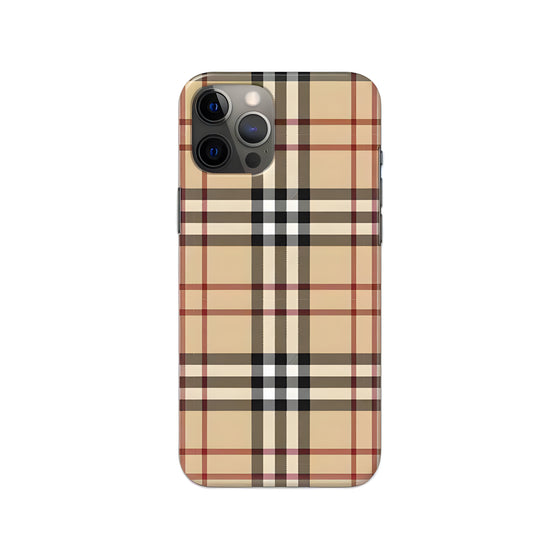 Checks Printed Slim Hard Phone Case