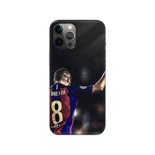 Football – Andres Iniesta Printed Slim Hard Phone Case