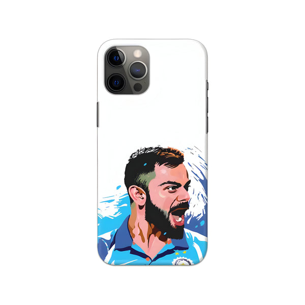 Cricket – Virat Kohli Printed Slim Hard Phone Case