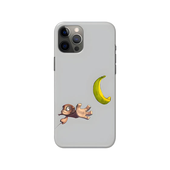 Minimal – Monkey Printed Slim Hard Phone Case