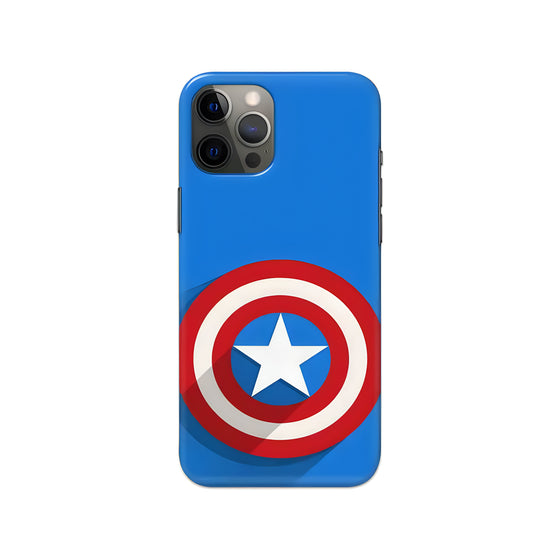 Captain America – Shield Printed Slim Hard Phone Case