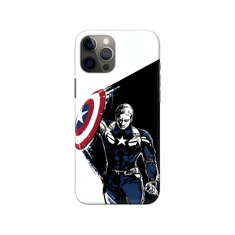 Captain America Printed Slim Hard Phone Case