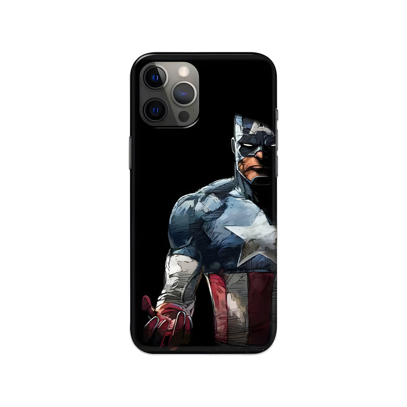 Captain America Printed Slim Hard Phone Case