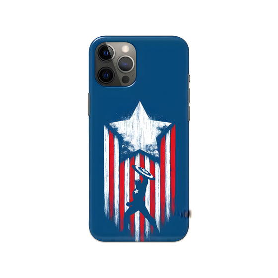 Captain America Printed Slim Hard Phone Case