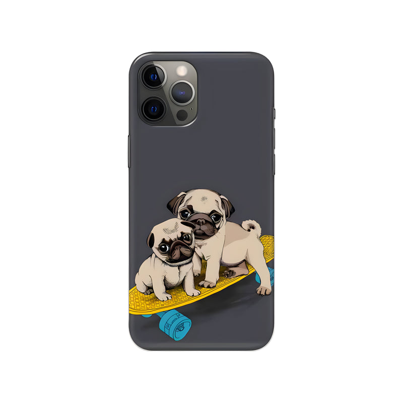 Minimal – Pug Printed Slim Hard Phone Case