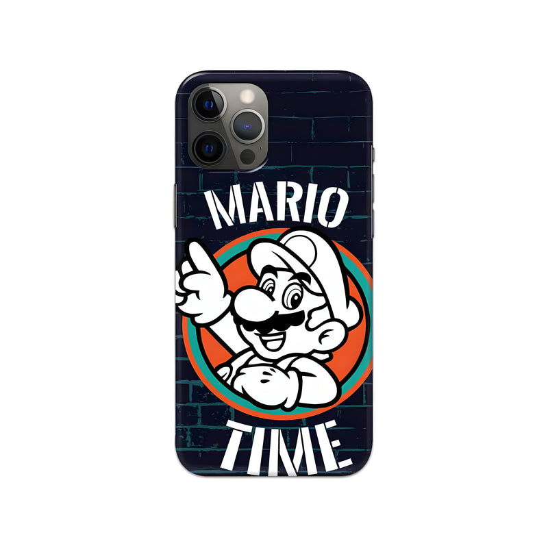 Mario Time Printed Slim Hard Phone Case