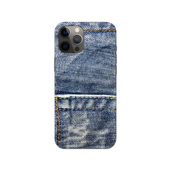 Denim Printed Slim Hard Phone Case