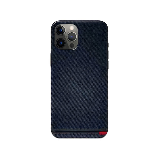 Denim Printed Slim Hard Phone Case