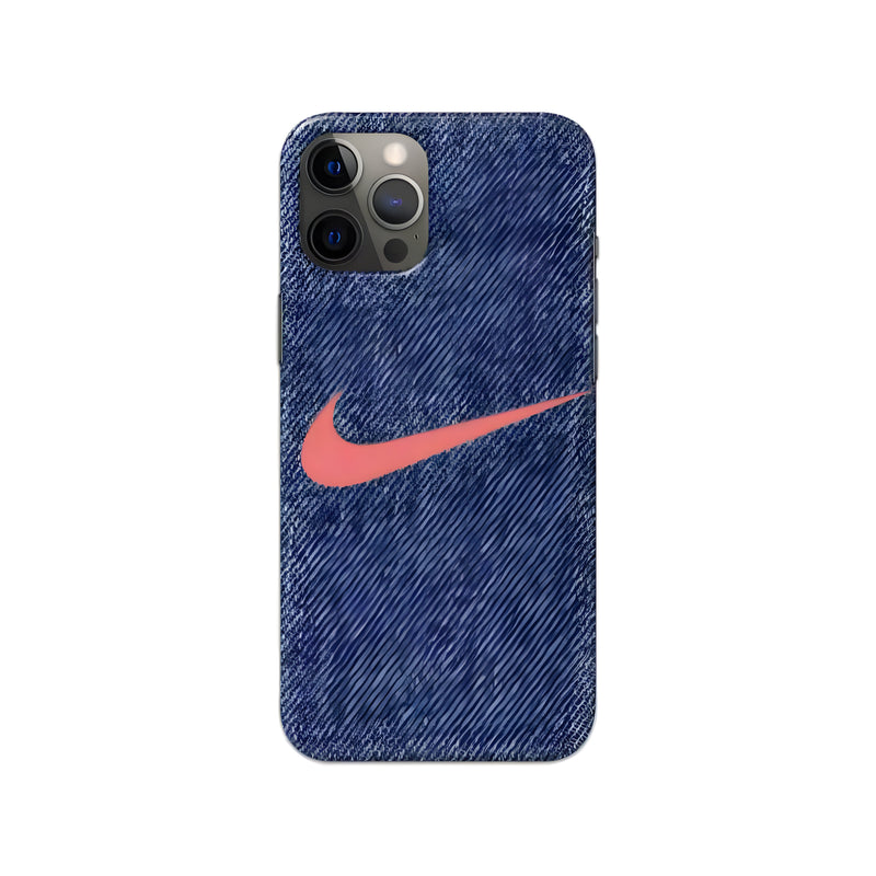 Denim Printed Slim Hard Phone Case