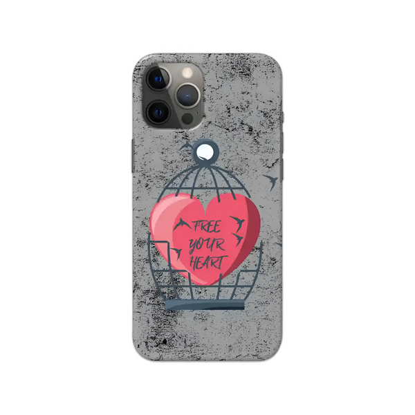 Free Your Heart Printed Slim Hard Phone Case