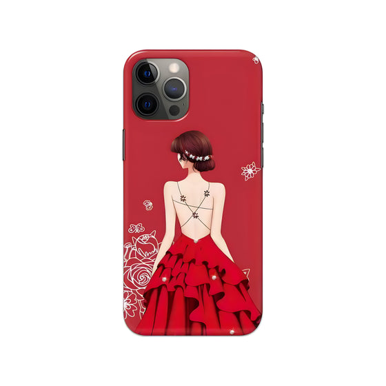 Feminine Printed Slim Hard Phone Case