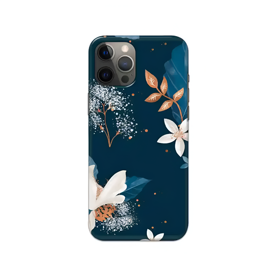 Floral Printed Slim Hard Phone Case