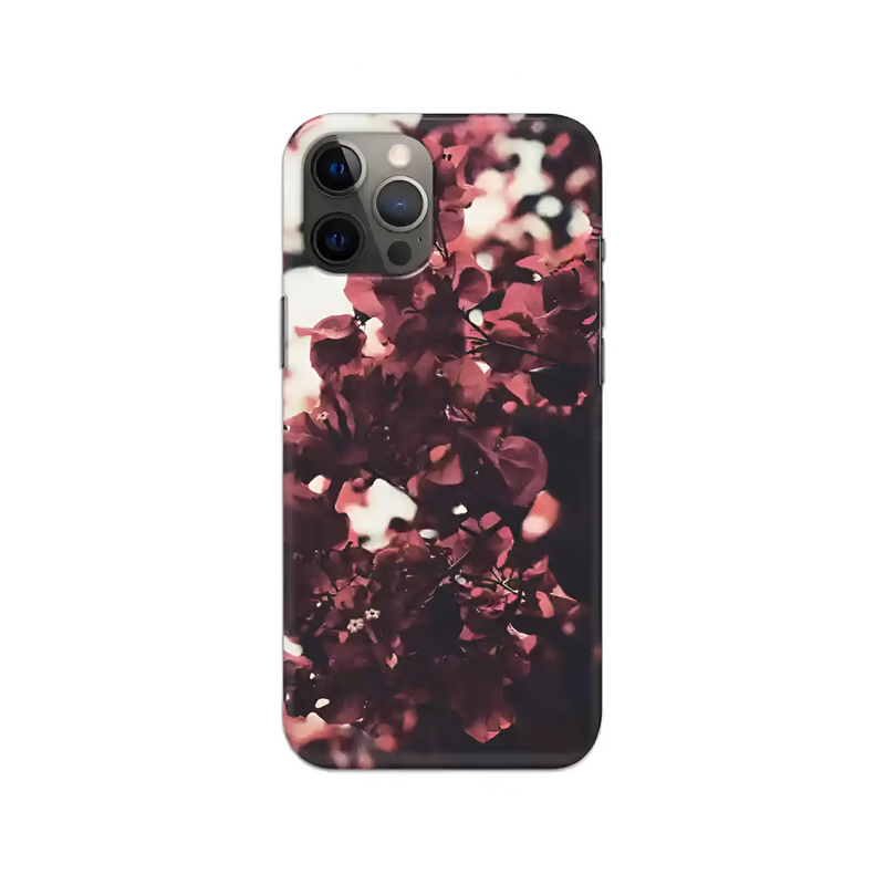 Floral Printed Slim Hard Phone Case