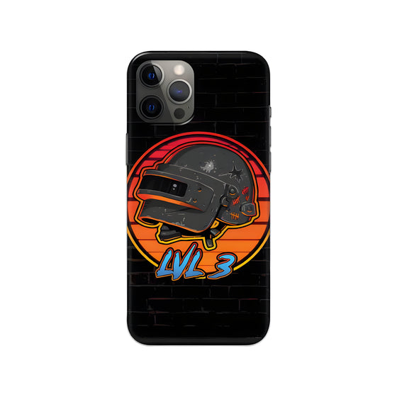 Level 3 Helmet Printed Slim Hard Phone Case