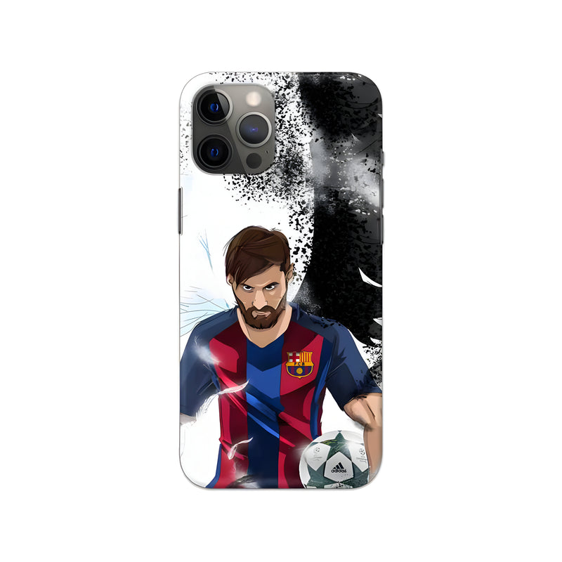 Animated Messi Printed Slim Hard Phone Case