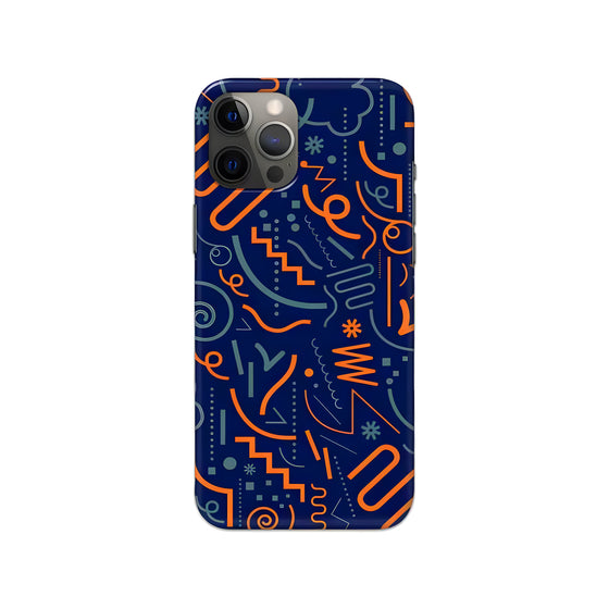 Abstract Printed Slim Hard Phone Case