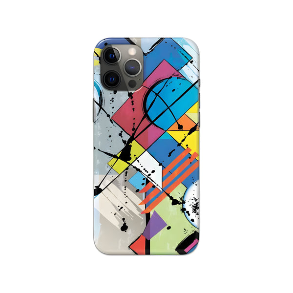 Abstract Printed Slim Hard Phone Case