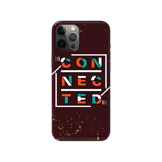 CONNECTED Printed Slim Hard Phone Case