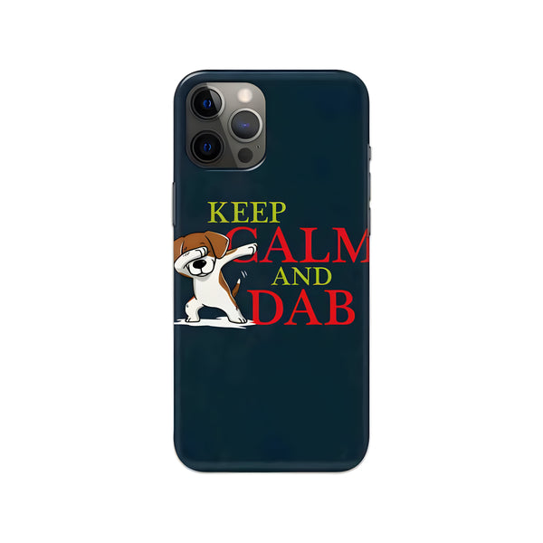 Keep Calm And DAB Printed Slim Hard Phone Case