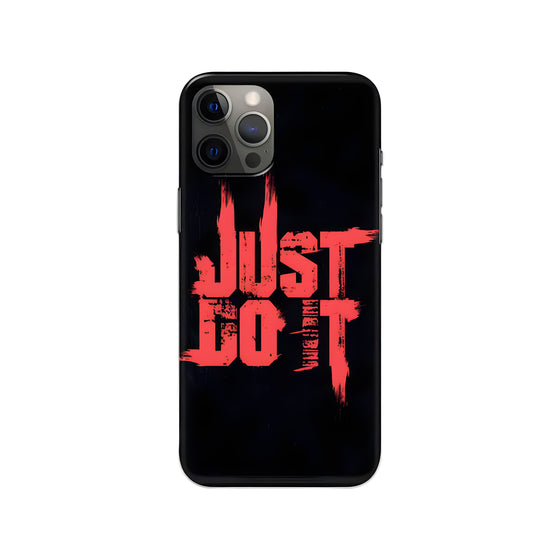 Just Do It Printed Slim Hard Phone Case