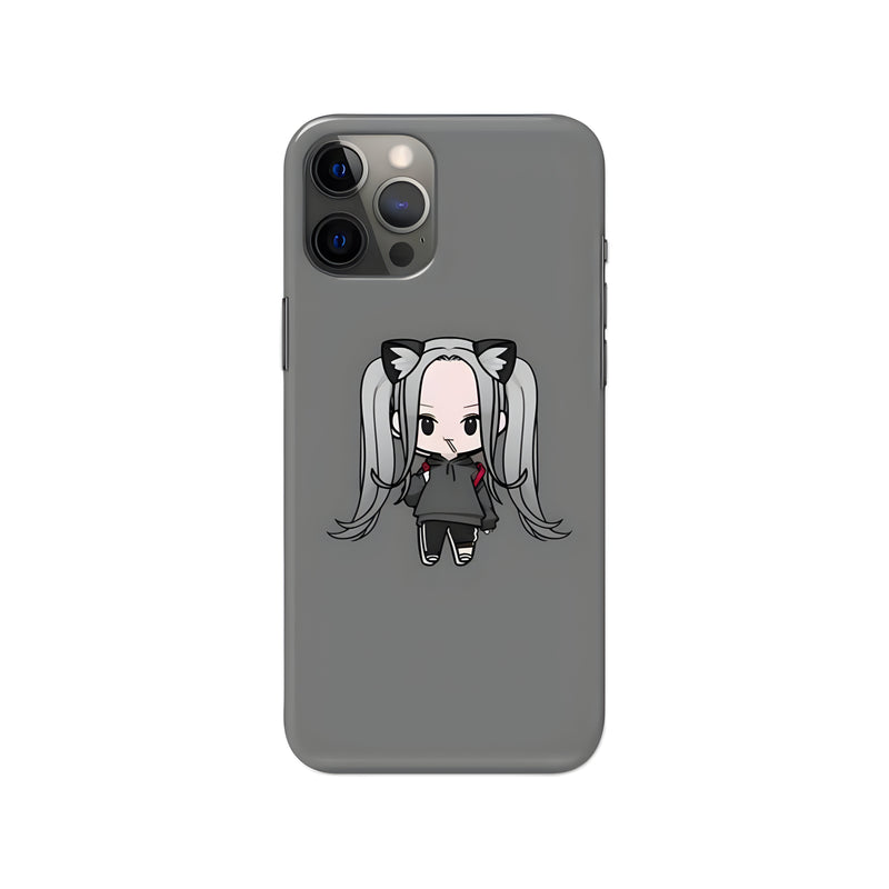 Minimal Classy Girl Slim Hard Phone Case