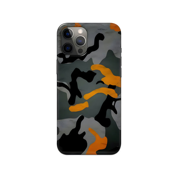 Camouflage Grey Slim Hard Phone Case