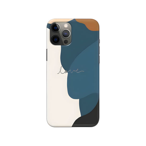 Love Oil Painted Slim Hard Phone Case