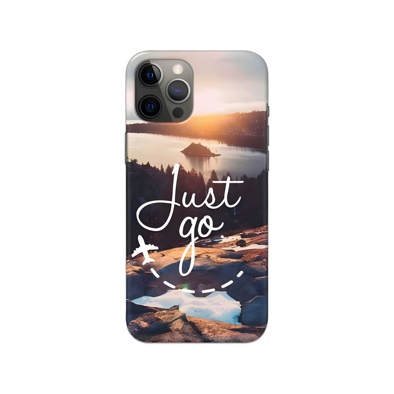 Just Go With The Flow Slim Hard Phone Case