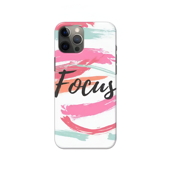 Click to enlarge Focus on Your Goals Oil Painted Slim Hard Phone Case