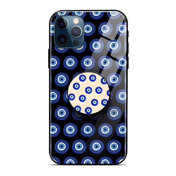 Evil Eye Glass Case With Pop